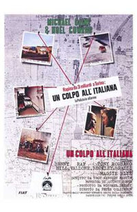 Italian Job Movie Poster Print showcasing vibrant design and colors.