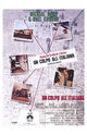 Italian Job Movie Poster Print showcasing vibrant design and colors.