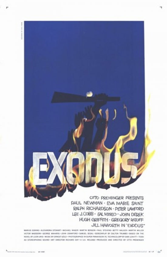 Exodus Movie Poster Print showcasing cinematic imagery.