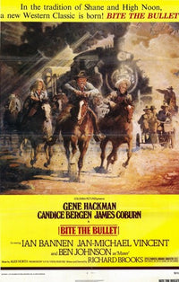 Bite the Bullet Movie Poster showcasing classic Western film art.