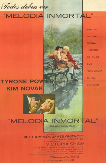 Eddy Duchin Story Movie Poster Print showcasing classic cinema art.