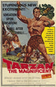Tarzan the Magnificent movie poster from 1960, classic film artwork.