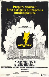 Network Movie Poster Print featuring iconic film imagery