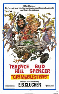 Crime Busters Movie Poster Print showcasing classic cinema artwork.