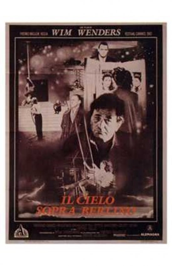 Wings of Desire Movie Poster Print showcasing ethereal film imagery.