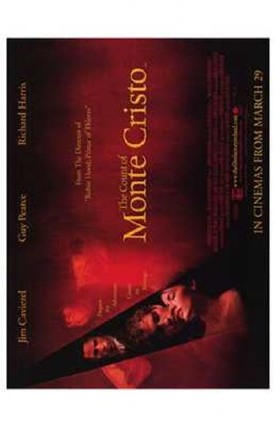 The Count of Monte Cristo Movie Poster Print showcasing dramatic imagery.