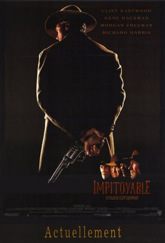 Unforgiven Movie Poster Print featuring iconic film imagery.