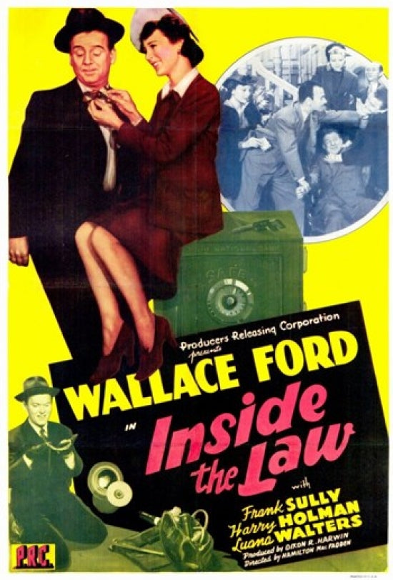 Inside the Law Movie Poster Print showcasing cinematic drama.