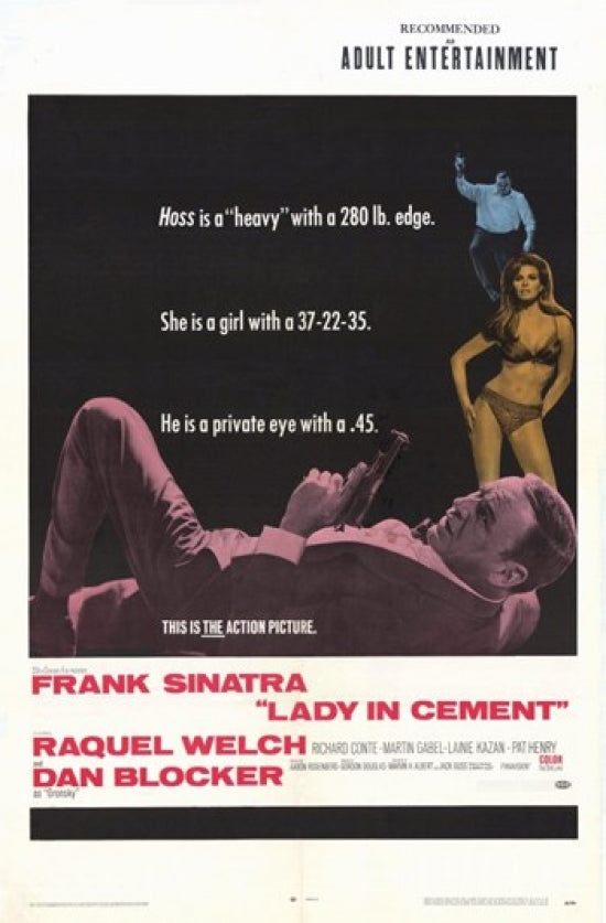 Lady In Cement Movie Poster Print featuring classic film art.