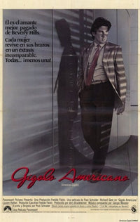 American Gigolo Movie Poster Print featuring iconic film design.