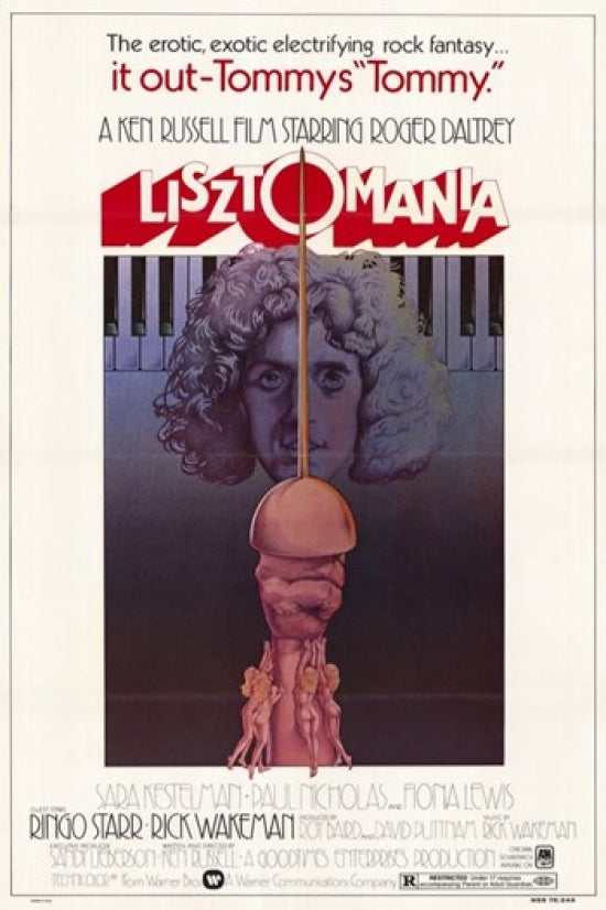 Lisztomania Movie Poster Print showcasing vibrant colors and dynamic imagery.