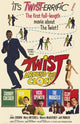 Twist Around the Clock Movie Poster Print showcasing vibrant colors and classic design.