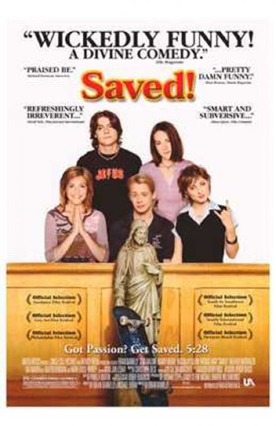 Saved Movie Poster Print showcasing cinematic art.