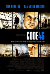 Code 46 Movie Poster Print showcasing captivating design.