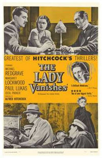 The Lady Vanishes Movie Poster showcasing classic film suspense.