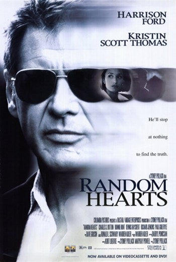 Random Hearts Movie Poster Print showcasing cinematic art.