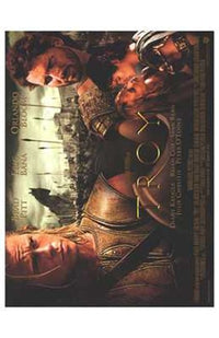 Troy Movie Poster Print showcasing epic battle scenes from the film.