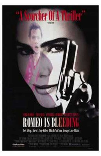 Romeo is Bleeding Movie Poster Print showcasing dramatic imagery.