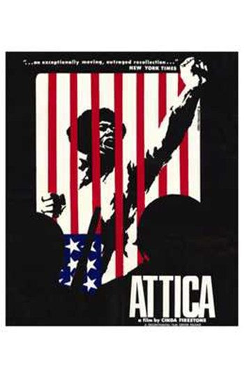 Attica Movie Poster Print featuring vibrant colors and striking imagery.