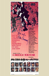 A Bridge Too Far movie poster print showcasing historical drama.