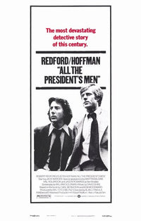 All the President's Men Movie Poster Print featuring iconic film imagery.