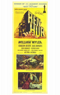 Ben Hur Movie Poster Print showcasing classic film art.