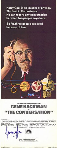 The Conversation Movie Poster Print showcasing classic film art.