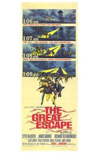 The Great Escape Movie Poster Print showcasing classic cinema artwork.