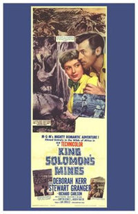 King Solomon's Mines Movie Poster Print showcasing classic film imagery.