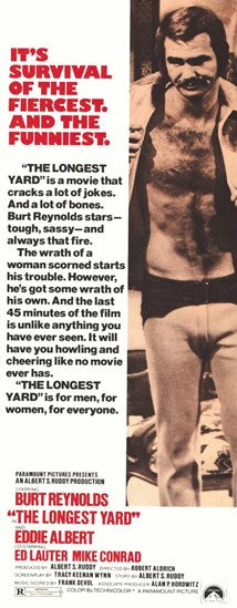 The Longest Yard Movie Poster Print featuring classic comedy scenes.