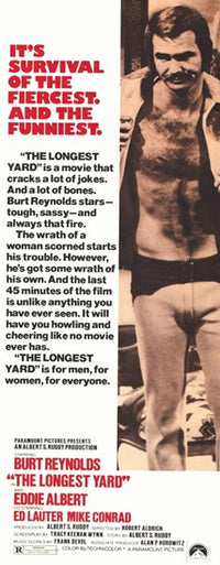 The Longest Yard Movie Poster Print featuring classic comedy scenes.