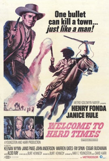 Welcome to Hard Times Movie Poster Print showcasing classic cinema.