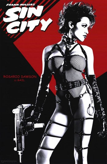 Sin City Movie Poster Print featuring dark and gritty visuals from the cult classic film.