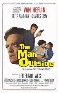 The Man Outside Movie Poster Print showcasing cinematic artwork.