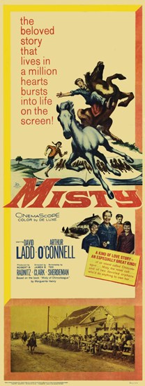 Misty Movie Poster Print showcasing vibrant colors and cinematic theme.