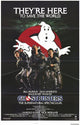 Ghostbusters Movie Poster Print featuring iconic logo from the 1984 film.