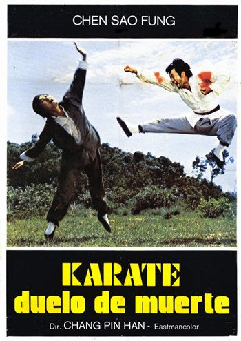 Karate Death Duel Movie Poster Print showcasing martial arts action.