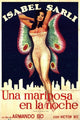 Mariposa En La Noche Movie Poster showcasing vibrant visuals.
