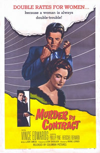 Murder by Contract Movie Poster Print featuring dramatic film artwork.