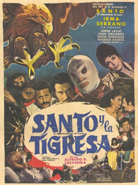 Santo Y El Aguila Real Movie Poster Print showcasing classic cinema.