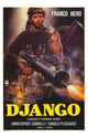 Django Strikes Again Movie Poster Print showcasing classic cinema artwork.