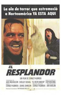 The Shining Movie Poster featuring iconic horror imagery