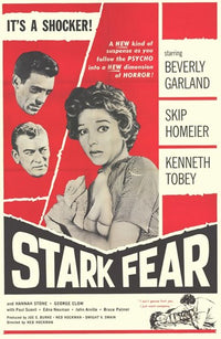 Stark Fear Movie Poster Print showcasing chilling artwork.