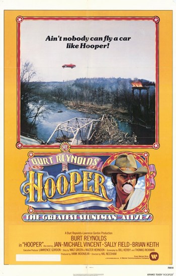 Hooper Movie Poster Print featuring vibrant imagery and colors.