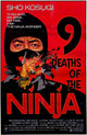 Nine Deaths of the Ninja Movie Poster Print featuring action-packed visuals.