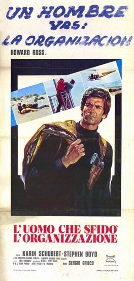 One Man Against the Organization Movie Poster Print featuring cinematic artwork.
