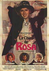 Pretty in Pink Movie Poster featuring classic film artwork from the 1986 movie.