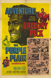 The Purple Plain Movie Poster Print showcasing vibrant colors and cinematic appeal.