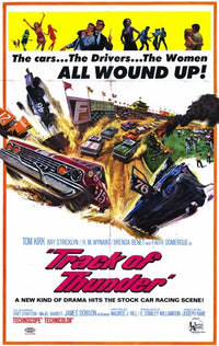 Track of Thunder Movie Poster Print showcasing vibrant movie artwork.