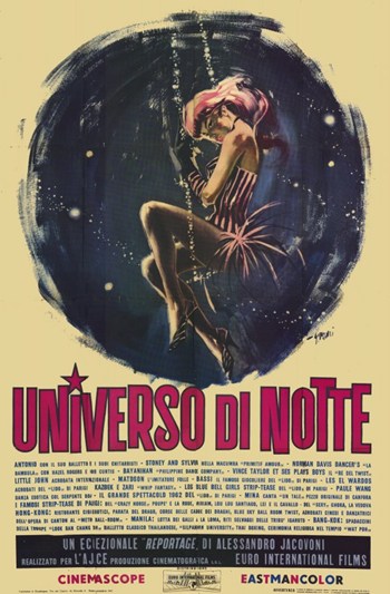 Universo Di Notte Movie Poster Print showcasing night universe theme.
